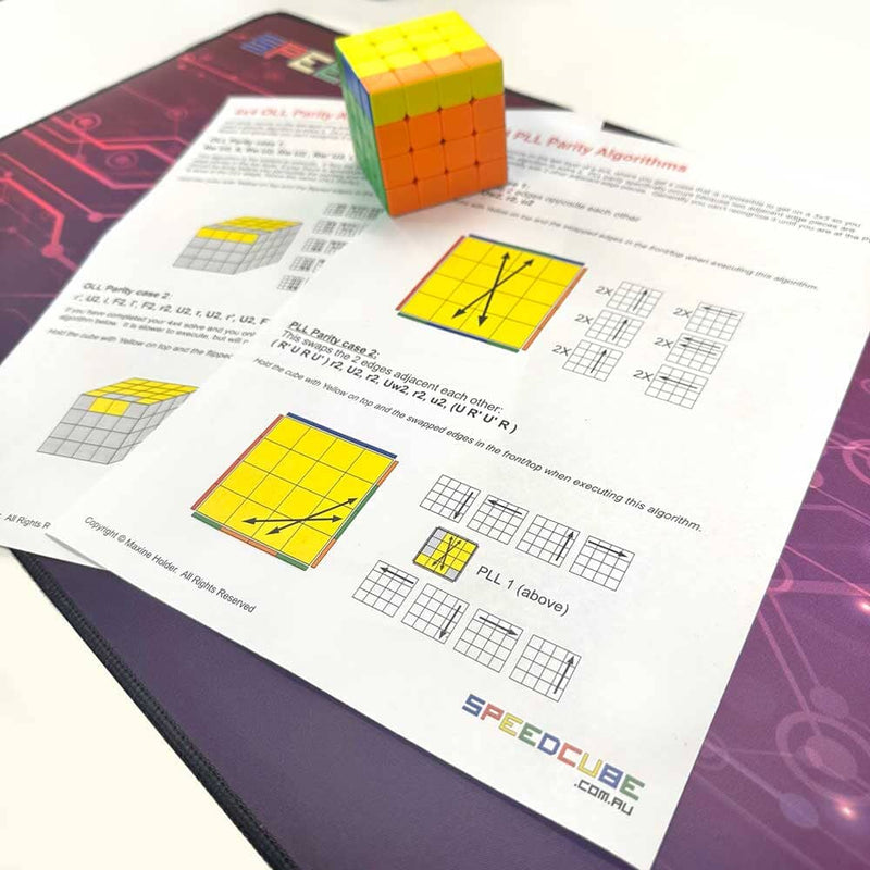 4x4 Parity Print Friendly PDF DOWNLOAD Digital Download SPEEDCUBE.COM.AU 